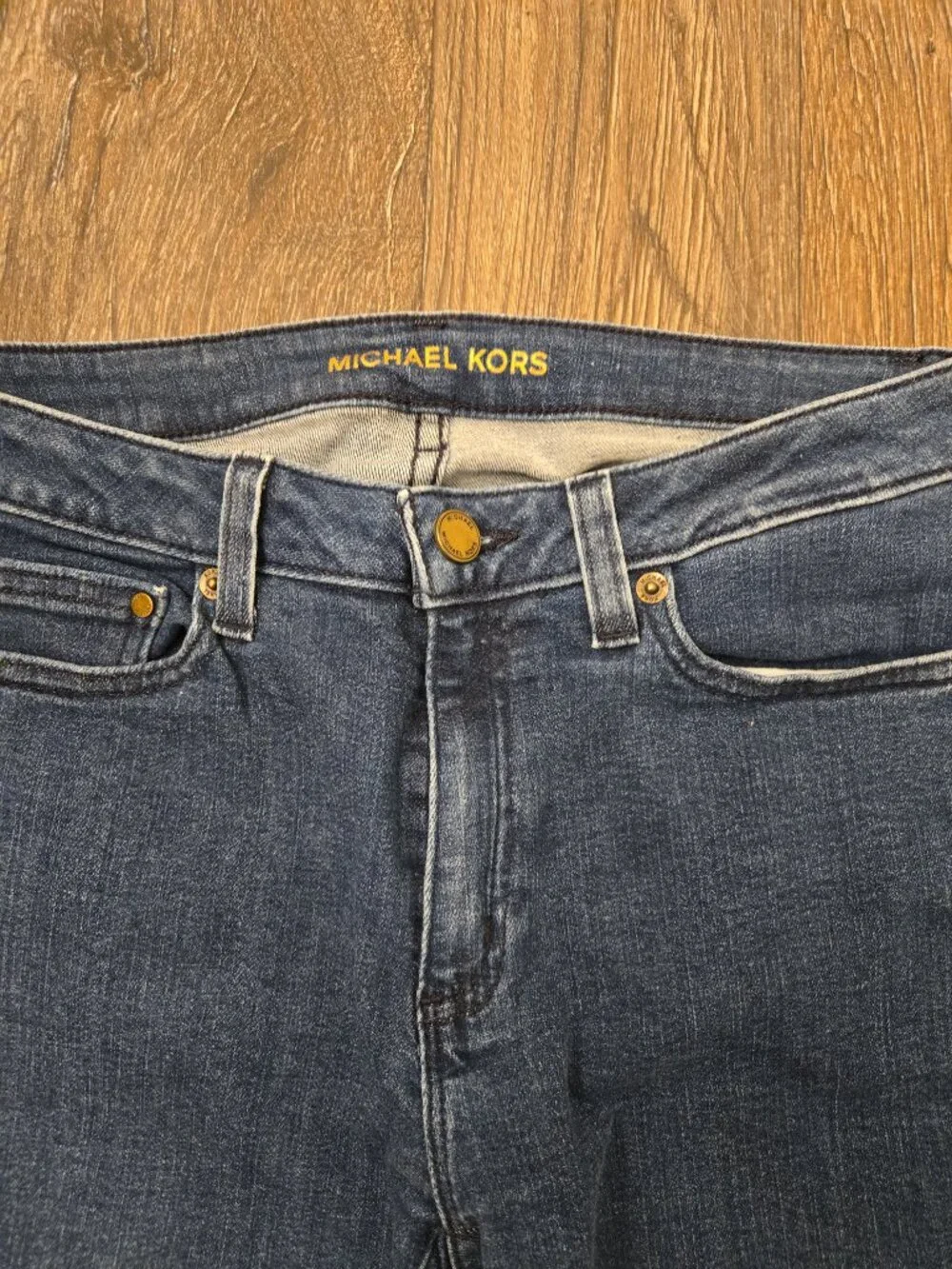 Michael Kors Selma Skinny Jeans Womens Size 4 Blue Denim Stretch Pants